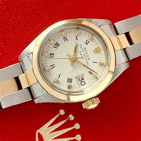 rolex 6916 lady 26mm date oyster bracelet 1970|vintage lady date watches.